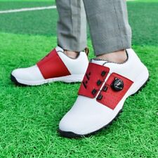 Men Genuine Leather Professional Golf Shoes Waterproof Anti Slips Golf Sneakers