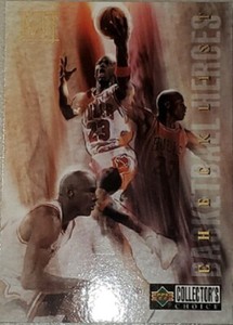Michael Jordan Checklist 1995 MJ Decade UD CC GERMAN Basketball Heroes #219 NMM