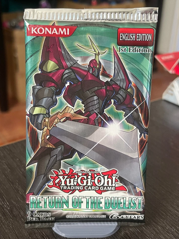 Yugioh Booser Pack Return of the Duelest 1st Edition English 9 Cards Per Pack - Image 1 of 3