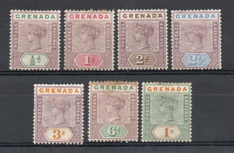 Grenada - SG# 48 - 55 MH (few rems/perf stains)   -     Lot 0523165 Cover
