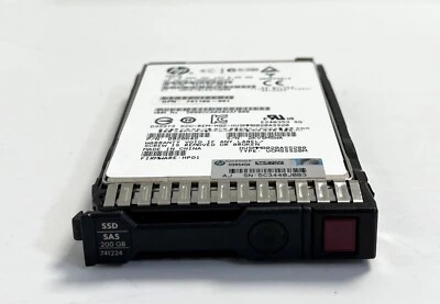 HPE 200GB 12G SAS 741138-B21 2.5-IN SC Enterprise Mainstream SSD - Image 1 of 4