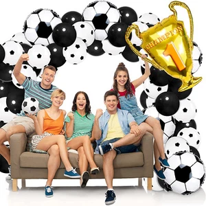 Football party supplies-set of 100pcs sports theme decoration included birthday - Picture 1 of 21