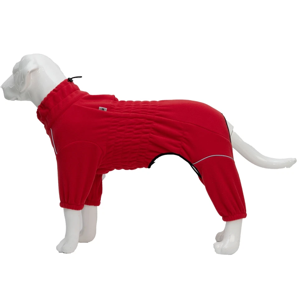 Warm Dog Coat, Windproof 4 Legged Dog Fleece Pajamas for Small Medium Large Dogs - Image 1 of 4