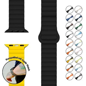Correa magnética de silicona para Apple Watch Series SE 10 9 8 7 6 5 4 3 2 1, 38-42mm - Imagen 1 de 127