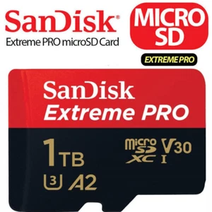 1TB SanDisk Extreme PRO Micro SD Card microSDXC UHS-I Class 10 TF Memory Card - Picture 1 of 5