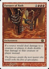 Furnace of Rath 8th Edition PLD Red Rare MAGIC THE GATHERING CARD ABUGames