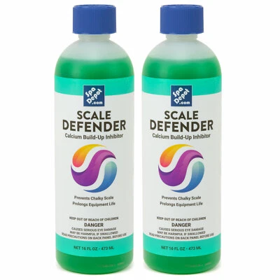 SPA DEPOT Spa Scale Defender - Hot Tub Calcium Buildup Preventer Concentrate - 2 Pack