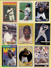 9 card oddball TONY GWYNN Bohemian Bread Magazine Insert K Bee Young Heart NICE+