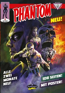 RIVISTA FANTASMA #1 STELLA MAGICA tedesca Lee Falk FRANKENSTEIN 108 p. con POSTER - Foto 1 di 1