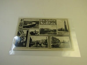 Vintage RPPC - Un Saluto da Venezia Postkarte - Italien - Bild 1 von 2