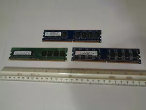 3 Sticks of 1GB DDR2 PC2-6400 RAM - Picture 1 of 4