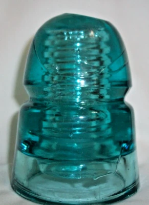 R R Insulator CD 145- Unique FOOT STOOL top  Beehive -  B  - SB - Image 1 of 4