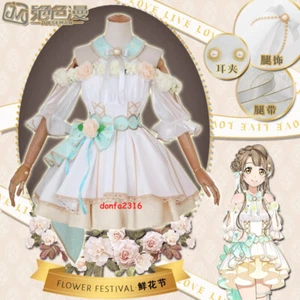LoveLive! Kotori Minami Kleid Taille Dekorationen Kopfbedeckung Cosplay Party Kostüme - Bild 1 von 16