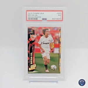 2019 Bryan Gil PSA 7 Panini League Near Mint Megacracks La Liga #303 MGK Sevila FC - Picture 1 of 2
