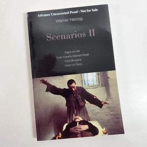 Scenarios II Werner Herzog Advanced Uncorrected Proof 2018 PB Minnesota Press - Imagen 1 de 6