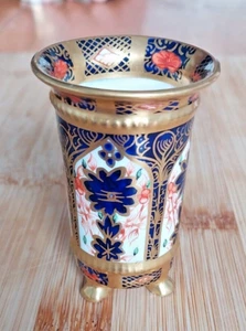 Miniatur Royal Crown Derby Old Imari Vase mit Fuß 1952-1975 (Lot2) - Bild 1 von 5