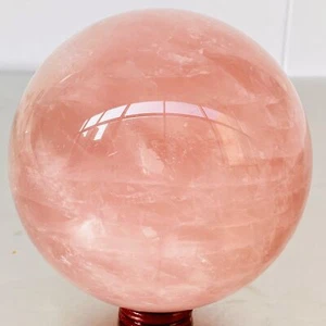 Esfera de cuarzo rosa natural bola de cristal Reiki curación 2540 g - Imagen 1 de 12