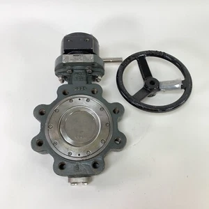Nibco LCS 6822 4"Butterfly Valve Carbon Steel 285 PSI CF8M - Picture 1 of 7