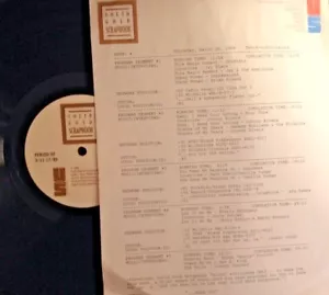 RADIO SHOW:TWICE-A-HIT 3/16/89 VANILLA FUDGE, EVERLY BROS, JOHNNY RIVERS, 4 TOPS - Picture 1 of 1