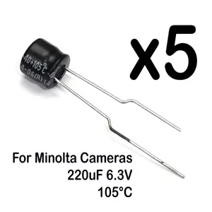 Minolta Condensatore (5pz) Sostituzione X-Series X700 X570 X500 X370 X300 XD X11 - Foto 1 di 4