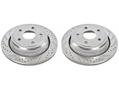 For 2007-2009 Chrysler Aspen Brake Rotor Set Rear Power Stop 72726MWFF 2008 - Image 1 of 2