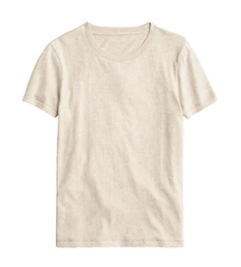 NWT J.Crew Women's 2X "Vintage Jersey" Crew Neck Cotton SS T-Shirt Heather Oatme - Picture 1 of 1