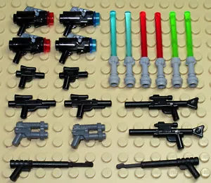 Lego Star Wars Minifigures 20pcs Blasters,Lightsaber, Weapons,Guns - New - Picture 1 of 3