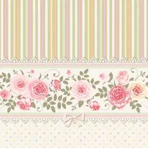 Paper Luncheon Decoupage Napkins European Design Roses Pack of 20 pcs - Picture 1 of 1