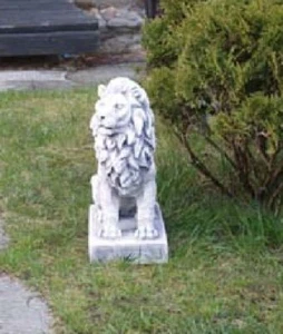 Löwe Blick rechts (S103061) Tierfiguren Steinfiguren Steinguss Gartenfigur 34 cm - Bild 1 von 1