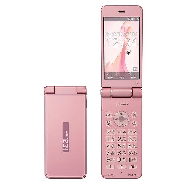 DOCOMO SHARP SH-01J AQUOS KEITAI 2 ANDROID FLIP PHONE UNLOCKED NEW SH-06G 601SH - Image 1 of 4
