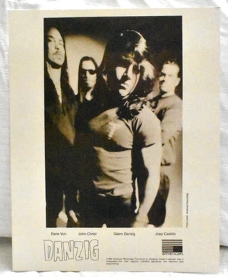 DANZIG - 1994 PRESS KIT - DEF AMERICAN - 34 PAGES & 1 PRESS PHOTOS -HARD TO FIND - Image 1 of 4