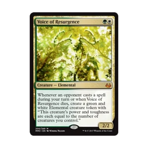 WOTC MTG Modern Masters 2017 Voice of Resurgence (MR) (Foil) EX - Picture 1 of 1