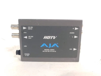 AJA HDP2 HD/SD-SDI to DVI-D & Audio Converter(C1859-5) - Image 1 of 4
