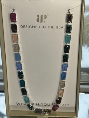 Bomb Party Holiday Jewel Candy Necklace  NK17358 Ice The Cake, Baby 🩵🌺🌸⭐️ - Image 1 of 4