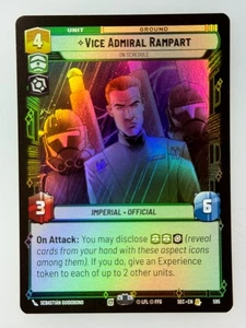 Star Wars Unlimited - Vice Admiral Rampart Foil 595 - Picture 1 of 1
