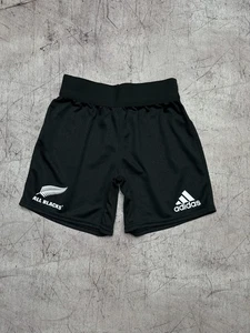 Adidas All Black Mens Rugby Shorts Size M - Picture 1 of 10