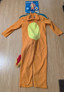Pokémon Charizard Kids Halloween Costume w/ Tail Wings Hat Size Large 12-14 - Picture 1 of 10