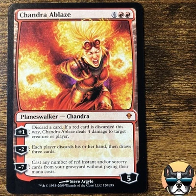 Magic the Gathering MTG- Chandra Ablaze- LP- 120/249- Zendikar - Image 1 of 3