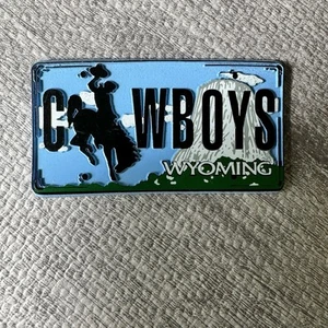 WYOMING TOURIST FRIDGE MAGNET - RODEO COWBOYS SOUVENIR -  1.5”x3” - Picture 1 of 5