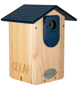 Cedar Ultimate Bluebird House (Blue) - Picture 1 of 10