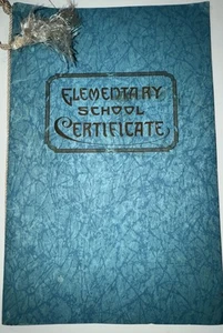 Certificato scuola elementare Bonham Texas 1935 vintage Margaret Mowrey - Foto 1 di 10