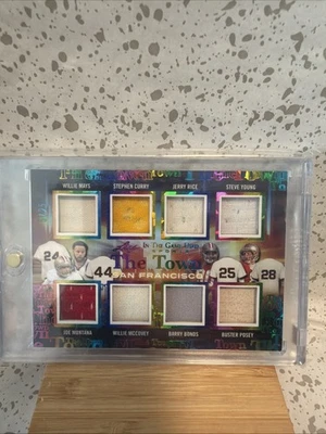 Hoja en el juego 2024 usada The Town San Francisco - juego usado curry/arroz/montana Foto 1 de 2