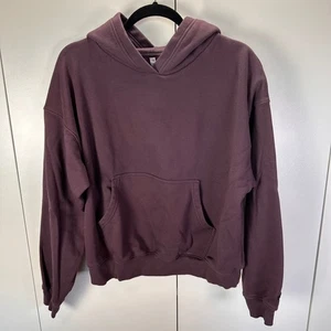 Fabletics Womens Large Plum Hoodie Pullover Long Sleeve Athleisure Comfy Cozy - Picture 1 of 6