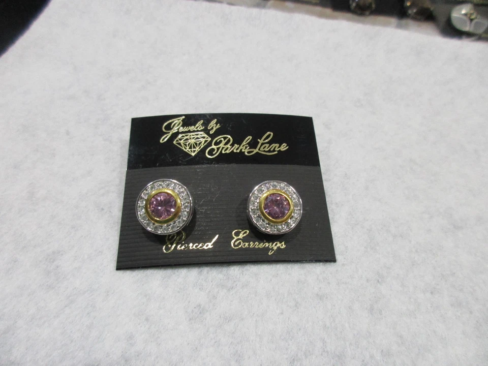 Park Lane SIlvertone розовый cz в оболочке с cz павел в золотистый тон - Изображение 1 из 2