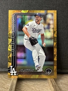 2025 Topps Serie 1 Clayton Kershaw #146 Raro Oro Cactus Border/50 - Dodgers - Imagen 1 de 2