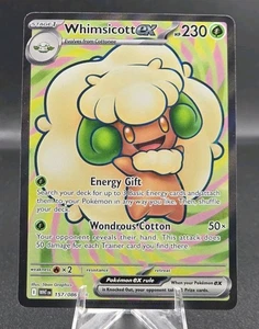 Whimsicott ex 157/086 Sv: White Flare Holo - Bild 1 von 3