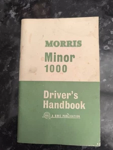 Morris Minor 1000 Driver’s Handbook - Picture 1 of 9
