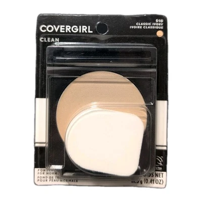 CoverGirl Clean Powder Foundation Classic Ivory 510 for Normal Skin-New/Sealed - Image 1 of 4