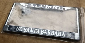 NEU "Alumni UC Santa Barbara" Chrom Kennzeichenrahmen GO GAUCHOS! :) - Bild 1 von 5