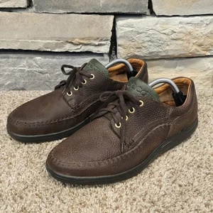 Ecco Fusion Lace up Oxford Sz 11.5 US, 45 EU Brown Pebble - Picture 1 of 11